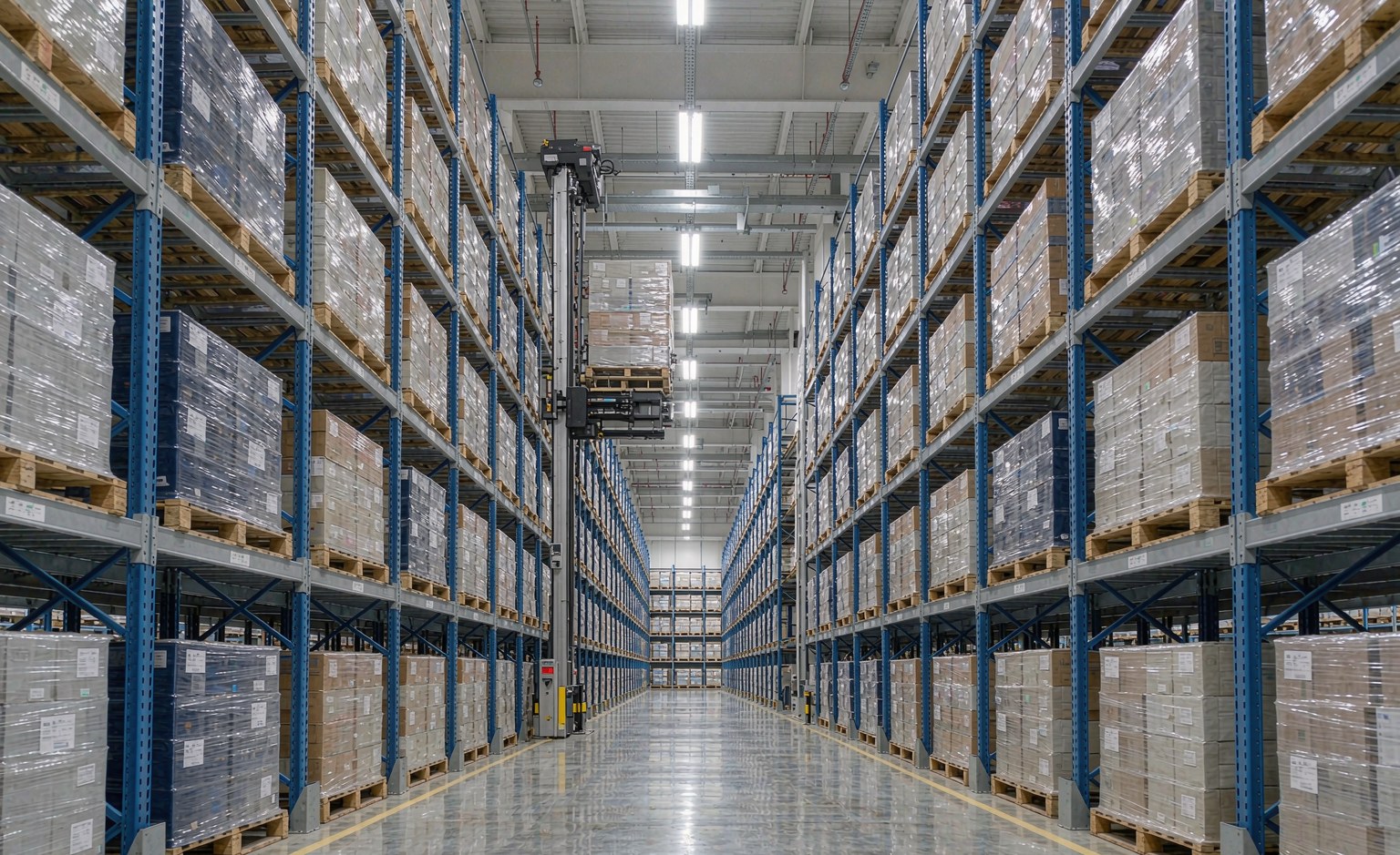 Automated storage and retrieval system warehouse racking